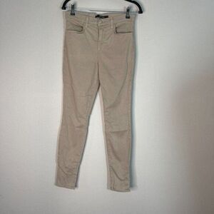 J Brand Size 30 Skinny Khaki Pants Jeans Tan Has a Flaw